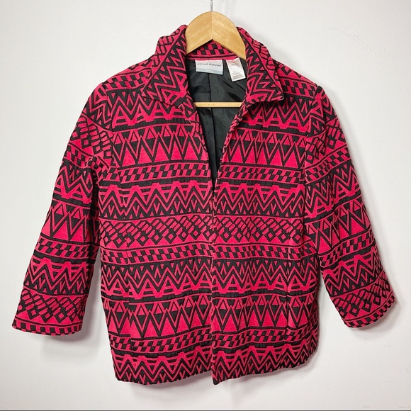 Petite Tribal Weave Blazer - Picture 2 of 7